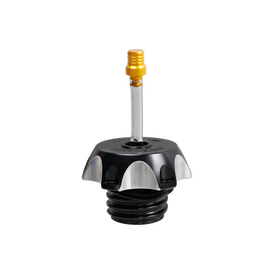 Motorcycle Black Fuel Gas Tank Cap Compatible With Harley Davidson-black