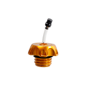 Motorcycle Yellow Fuel Gas Tank Cap Compatible With Harley Davidson-1