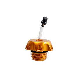 Motorcycle Yellow Fuel Gas Tank Cap Compatible With Harley Davidson