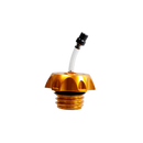 Motorcycle Yellow Fuel Gas Tank Cap Compatible With Harley Davidson-2