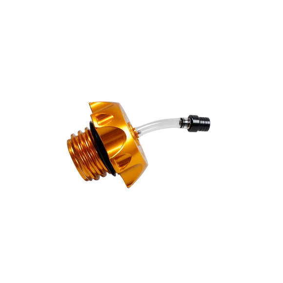 Motorcycle Yellow Fuel Gas Tank Cap Compatible With Harley Davidson
