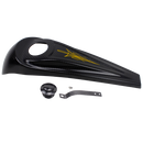 Carbon Fiber Dash Panel Console with Yellow Totem For Harley Touring-4