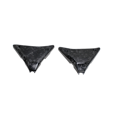 Marbling Drawing Carbon Fiber Side Covers for Harley Davidson FXR