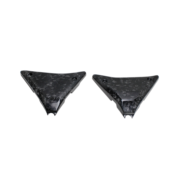 Marbling Drawing Carbon Fiber Side Covers for Harley Davidson FXR