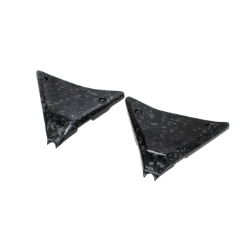 Marbling Drawing Carbon Fiber Side Covers for Harley Davidson FXR - 0