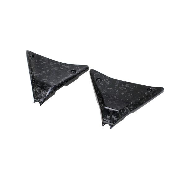 Marbling Drawing Carbon Fiber Side Covers for Harley Davidson FXR