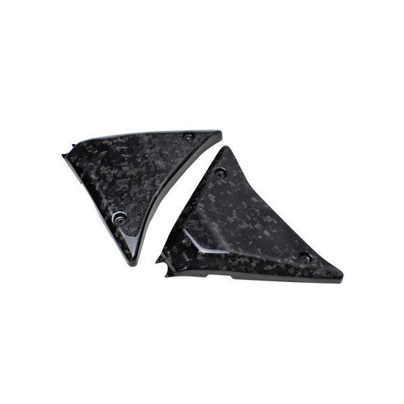 Marbling Drawing Carbon Fiber Side Covers for Harley Davidson FXR