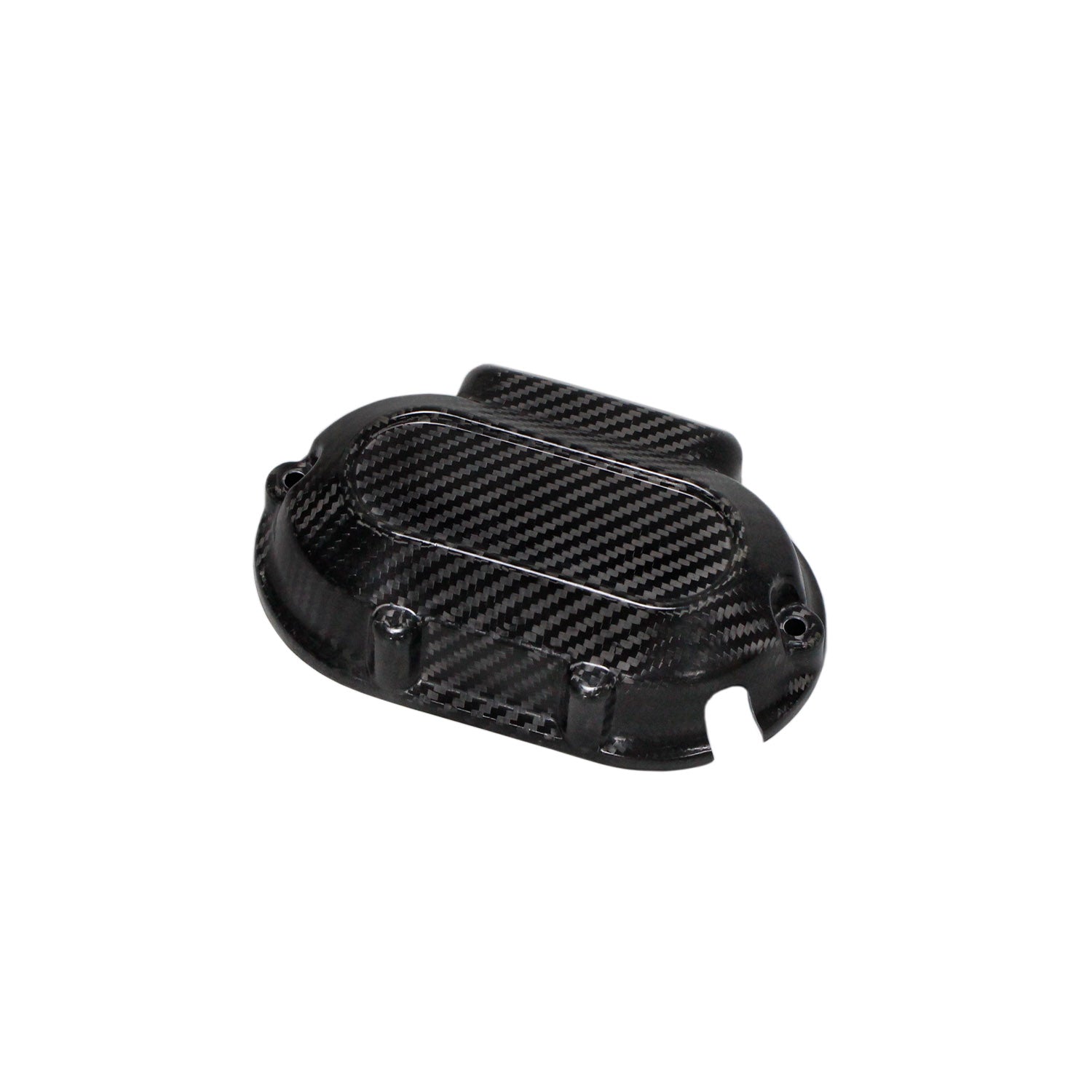 Carbon Fiber Black 100%  Side Cover for Harley Davidson Transmissoon - 0