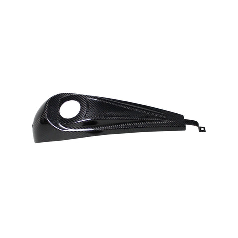 100% Carbon Fiber Gas Tank Panel Cover with Black Cap for Harley Davdison