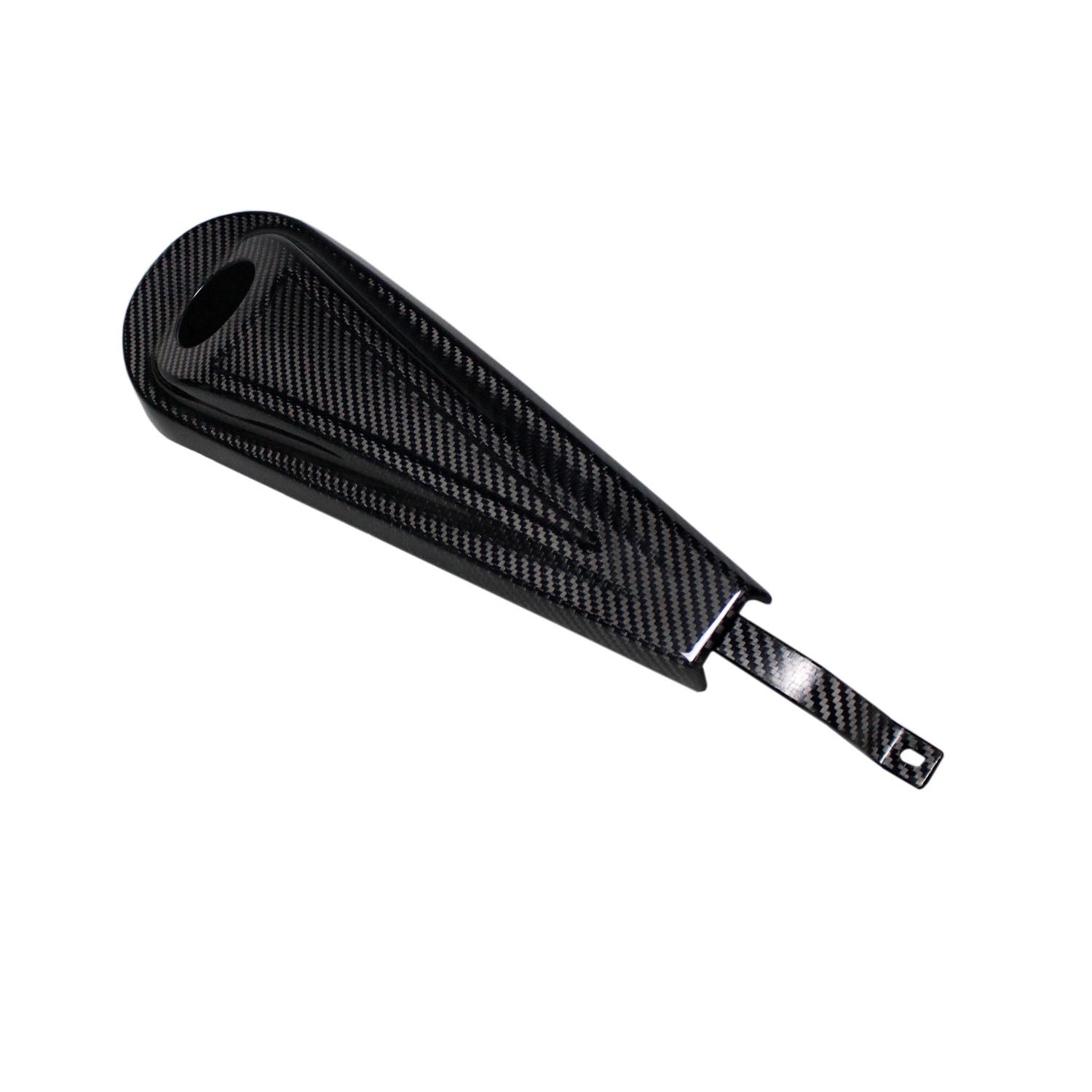 100% Carbon Fiber Gas Tank Panel Cover with Black Cap for Harley Davdison