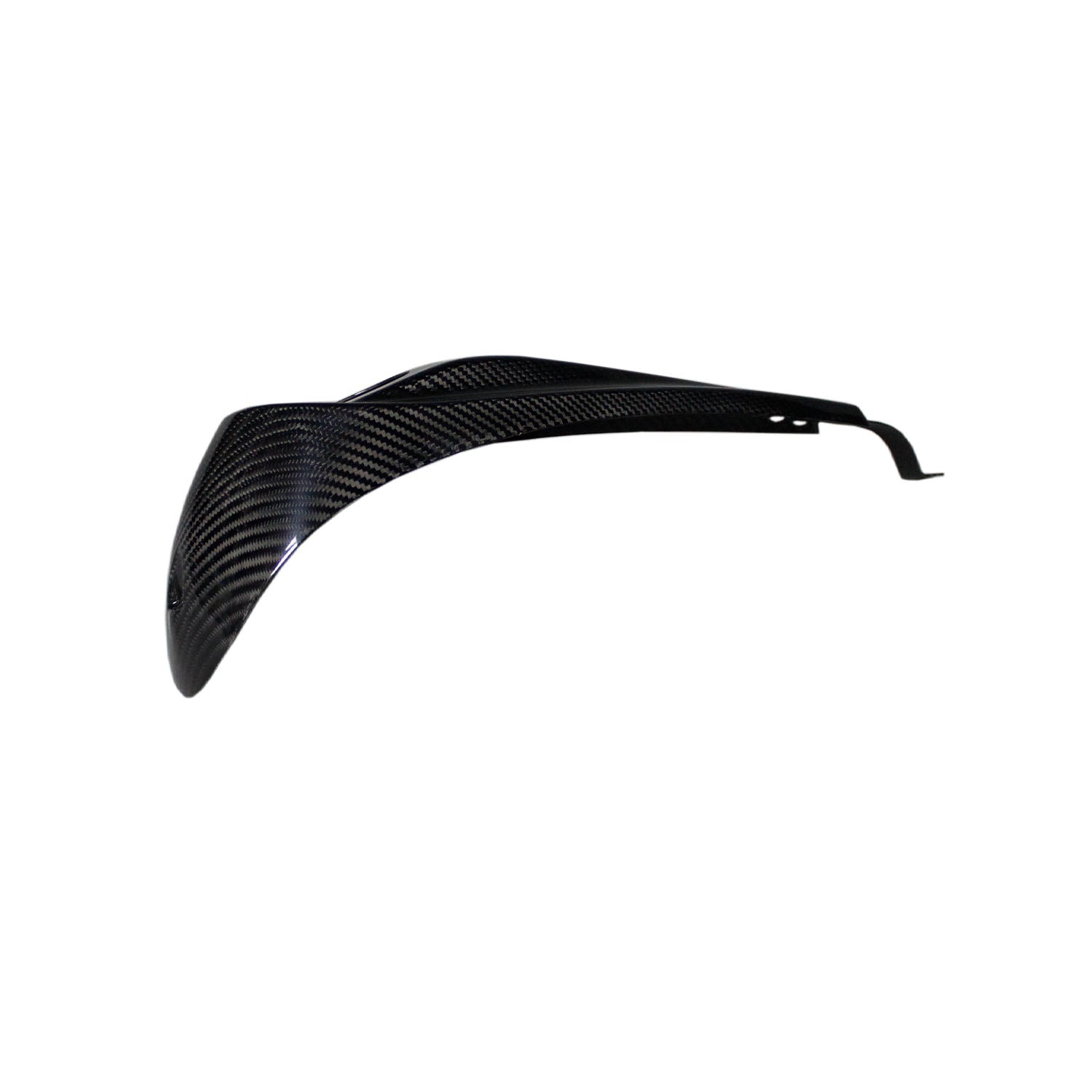 100% Carbon Fiber Gas Tank Panel Cover with Black Cap for Harley Davdison