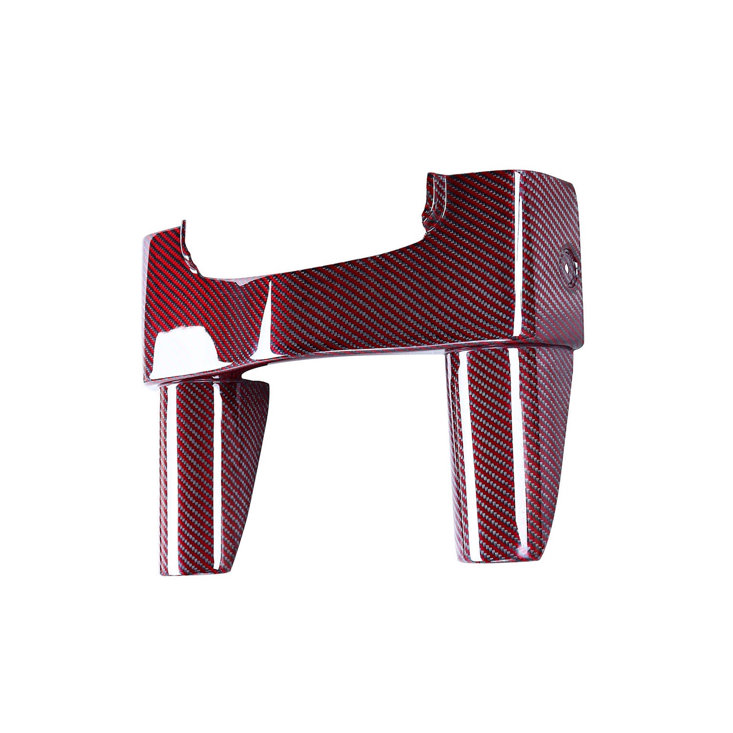 Carbon Fiber Upper Front Fork Tube Cover- Red