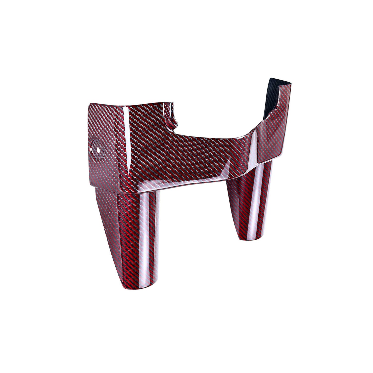 Carbon Fiber Upper Front Fork Tube Cover- Red