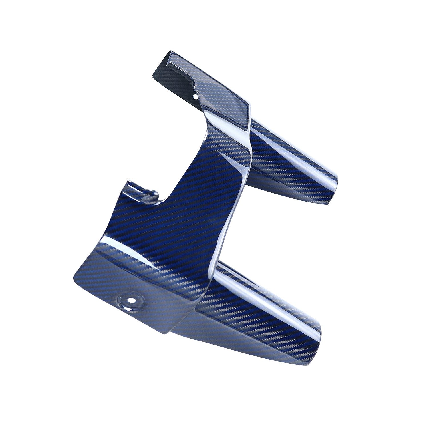 Carbon Fiber Upper Front Fork Tube Cover- Blue