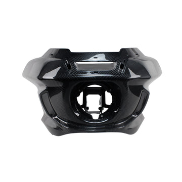 Black Carbon Fiber Outer Faring Fits 06-17 Dyna - 0