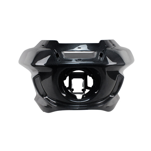 Black Carbon Fiber Outer Faring Fits 06-17 Dyna