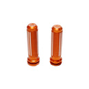 Orange Hand Grips for Softail Dyna Touring-3