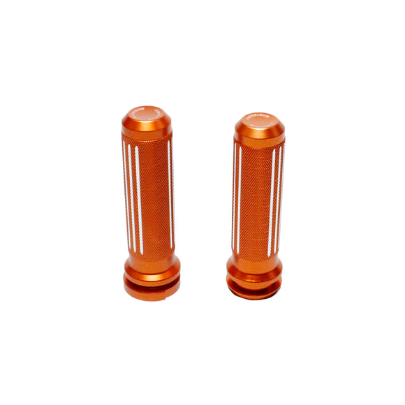 Orange Hand Grips for Softail Dyna Touring