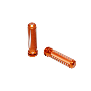 Orange Hand Grips for Softail Dyna Touring