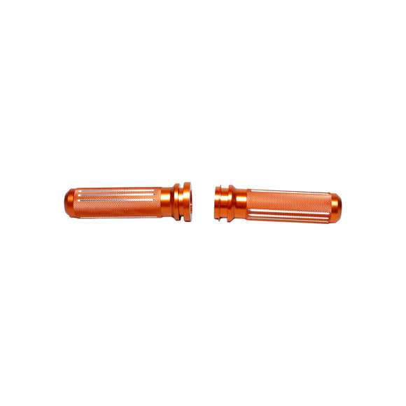 Orange Hand Grips for Softail Dyna Touring
