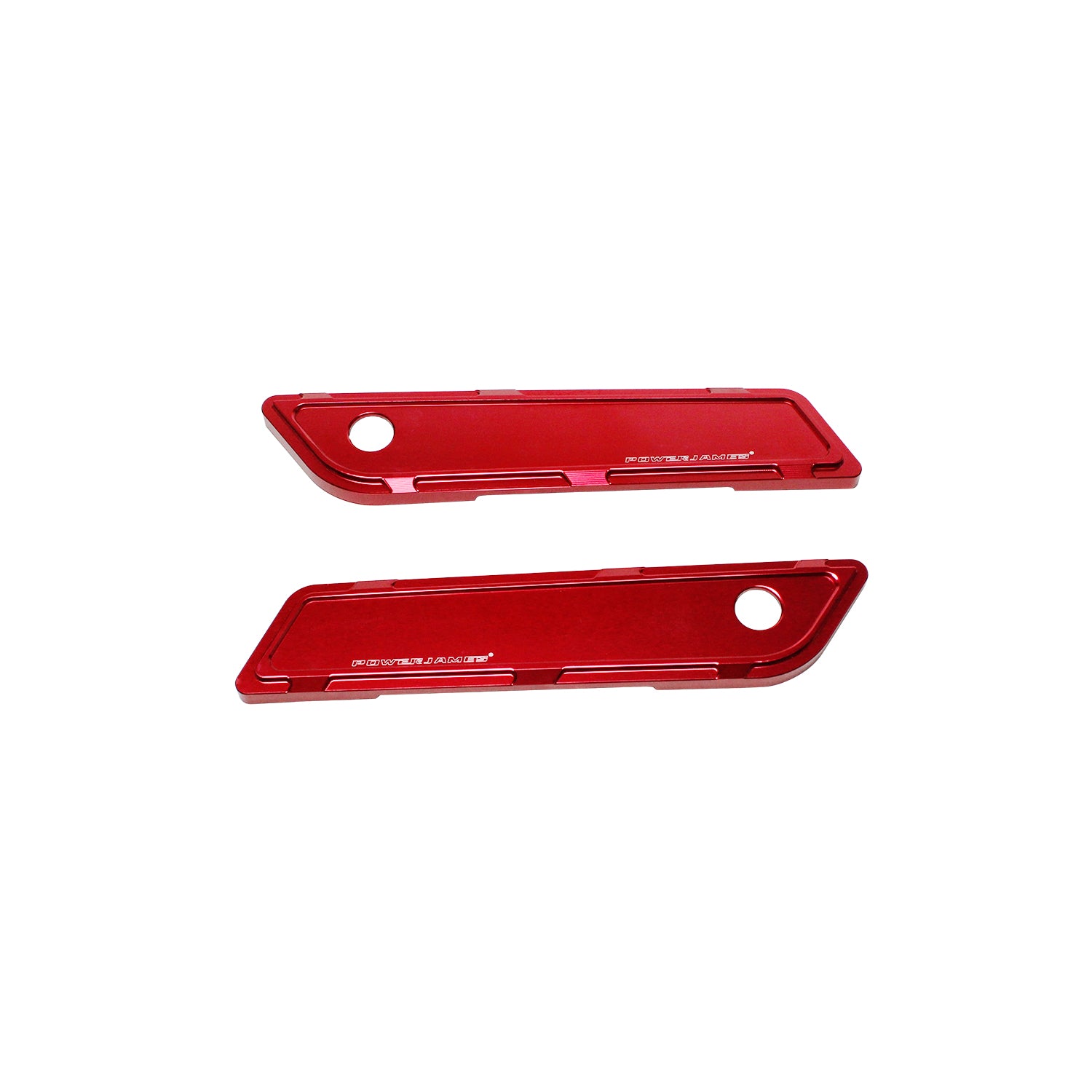 Red Aluminum Saddlebag Hinge Cover for Harley Davidson 14-23 Touring