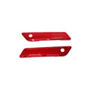 Red Aluminum Saddlebag Hinge Cover for Harley Davidson 14-23 Touring-2