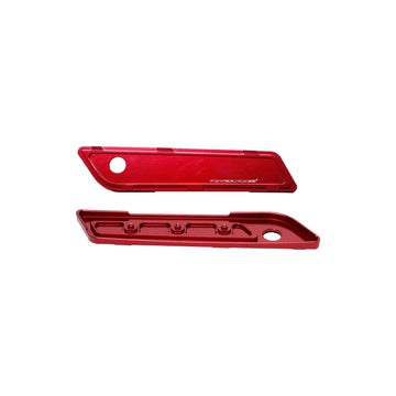 Red Aluminum Saddlebag Hinge Cover for Harley Davidson 14-23 Touring