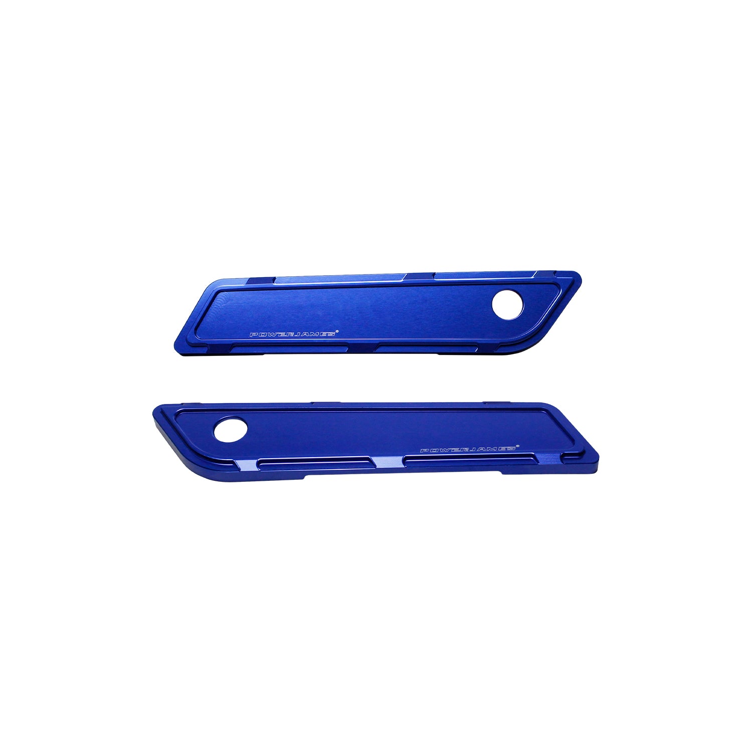 Blue Aluminum Saddlebag Hinge Cover for Harley Davidson 14-23 Touring