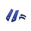 Blue Aluminum Saddlebag Hinge Cover for Harley Davidson 14-23 Touring-4