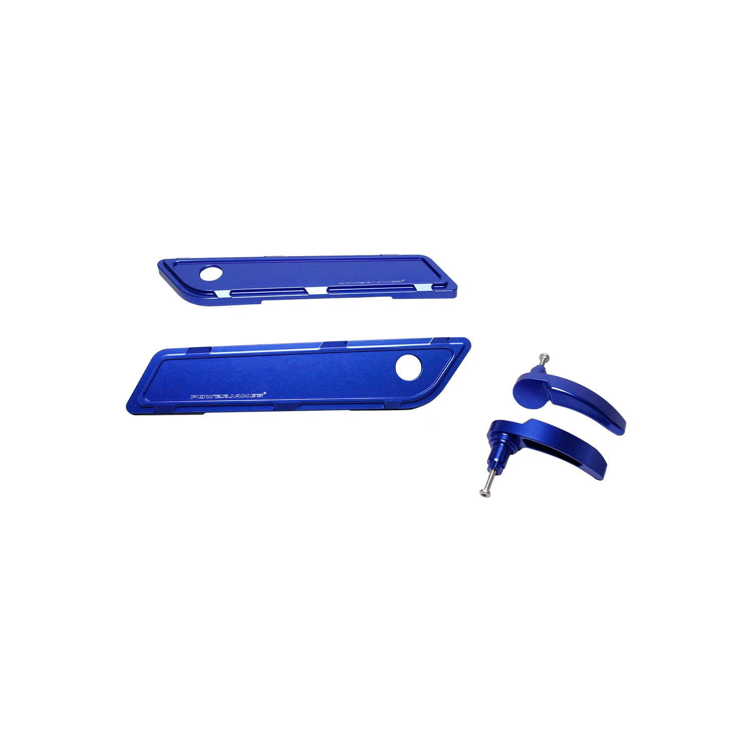 Blue Aluminum Saddlebag Hinge Cover for Harley Davidson 14-23 Touring