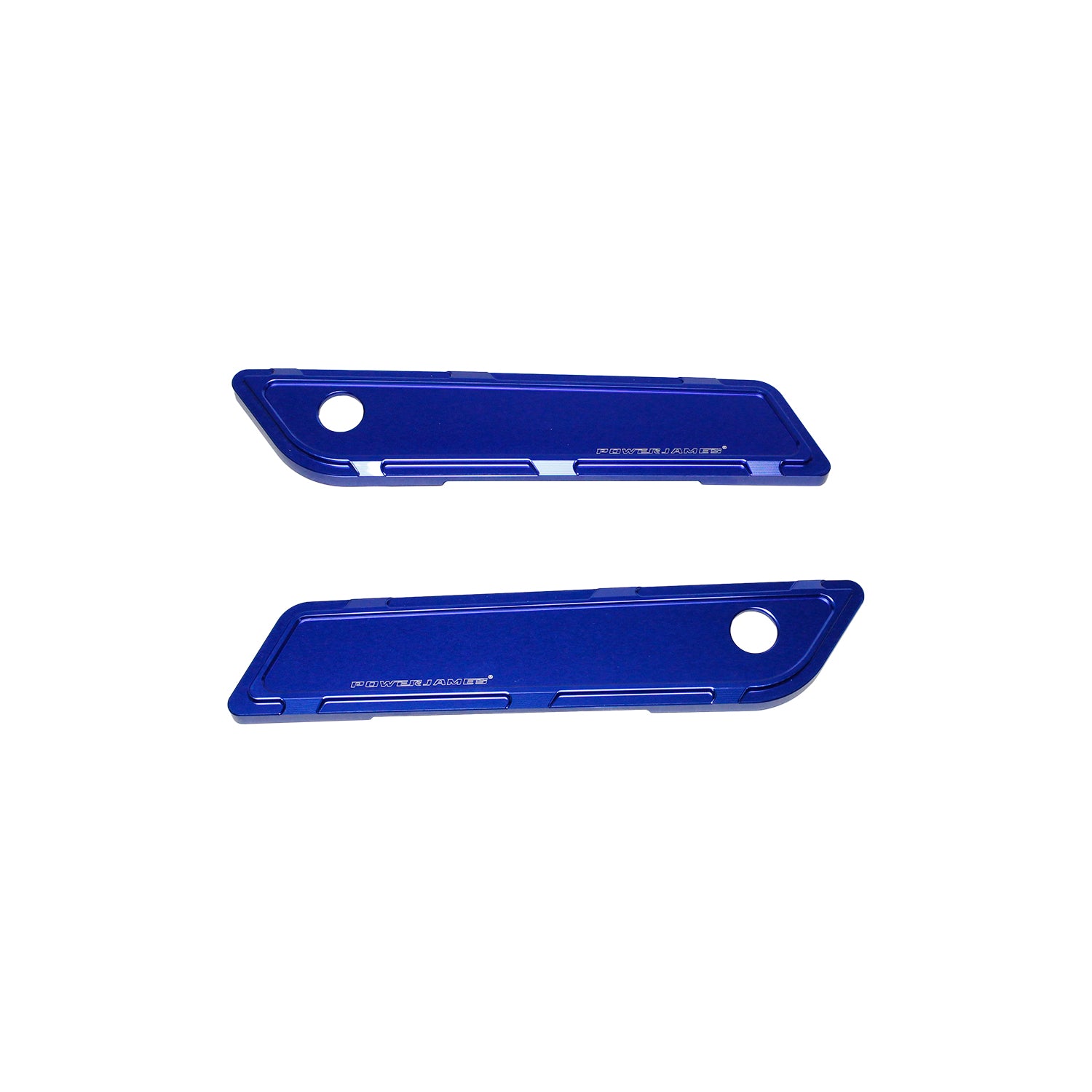 Blue Aluminum Saddlebag Hinge Cover for Harley Davidson 14-23 Touring