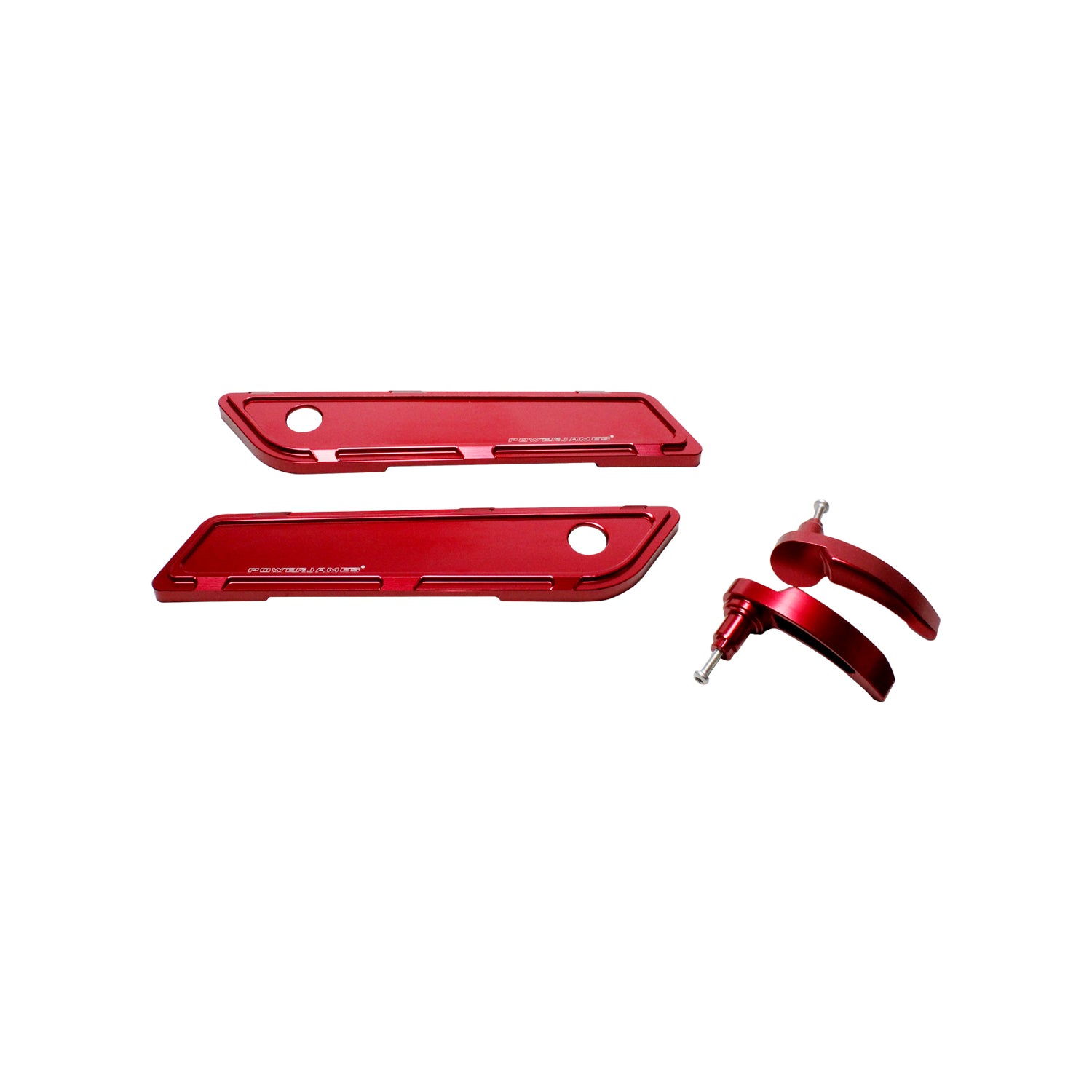 Red Aluminum Saddlebag Hinge Cover for Harley Davidson 14-23 Touring