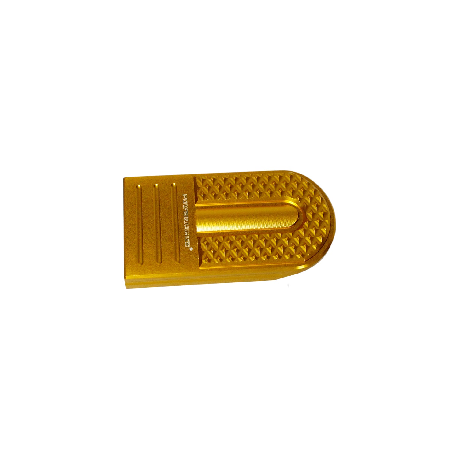 Gold Large Brake Pedal Pad Cover for Harley Dyna FLD Softail FL Touring Models