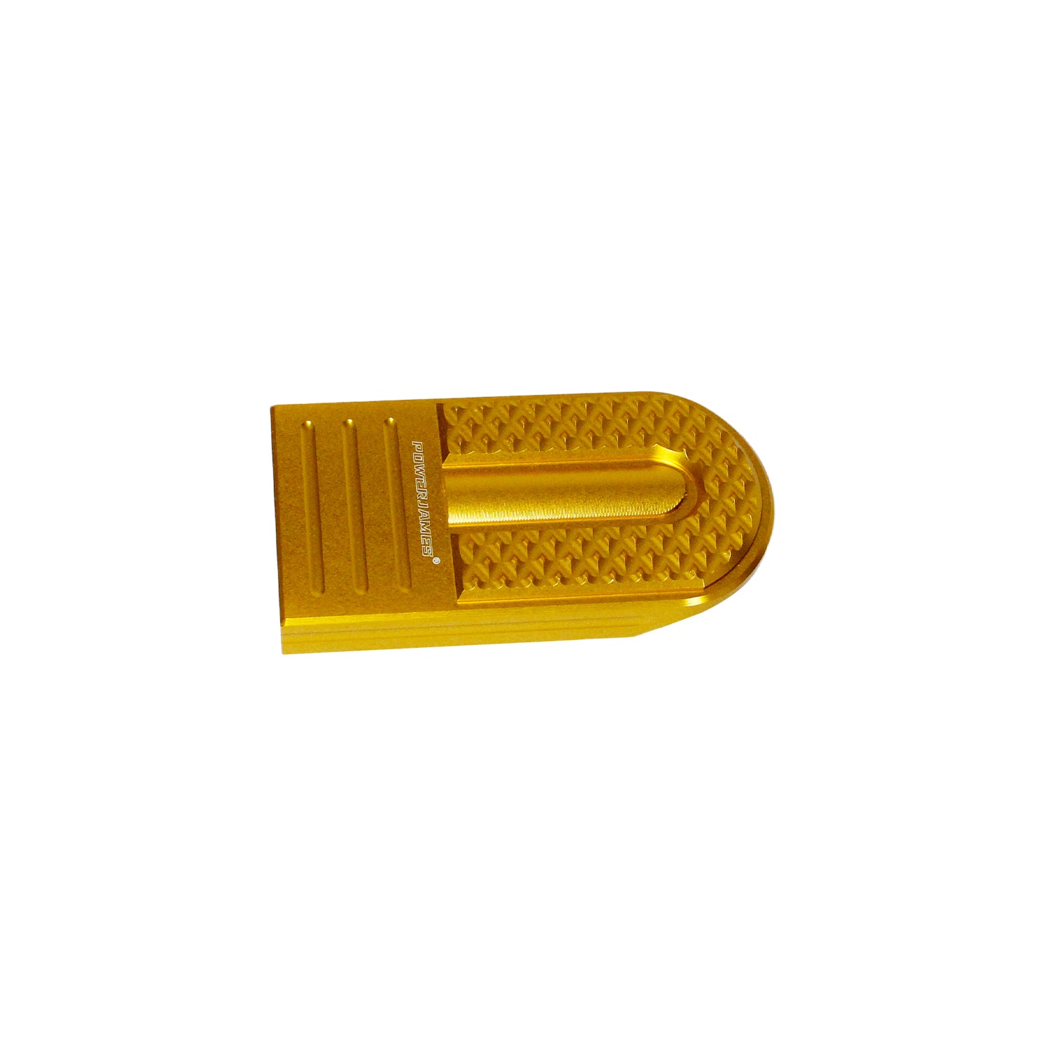 Gold Large Brake Pedal Pad Cover for Harley Dyna FLD Softail FL Touring Models