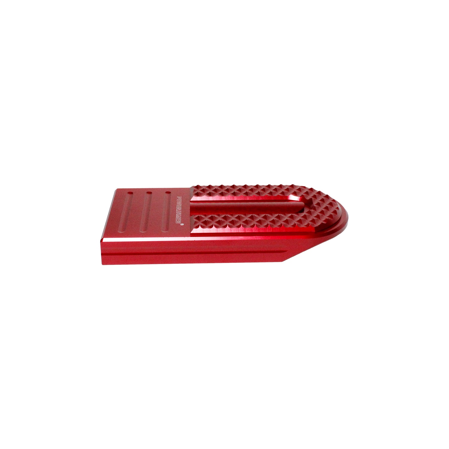 Red Large Brake Pedal Pad Cover for Harley Dyna FLD Softail FL Touring Models - 0