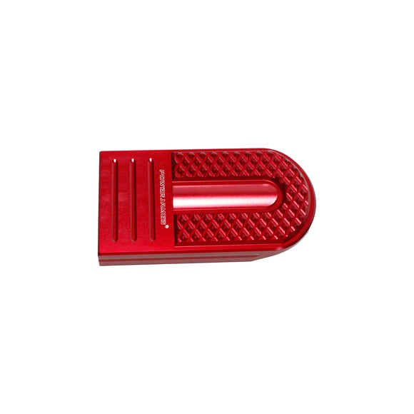 Red Large Brake  Footrest for FL Softail & Touring