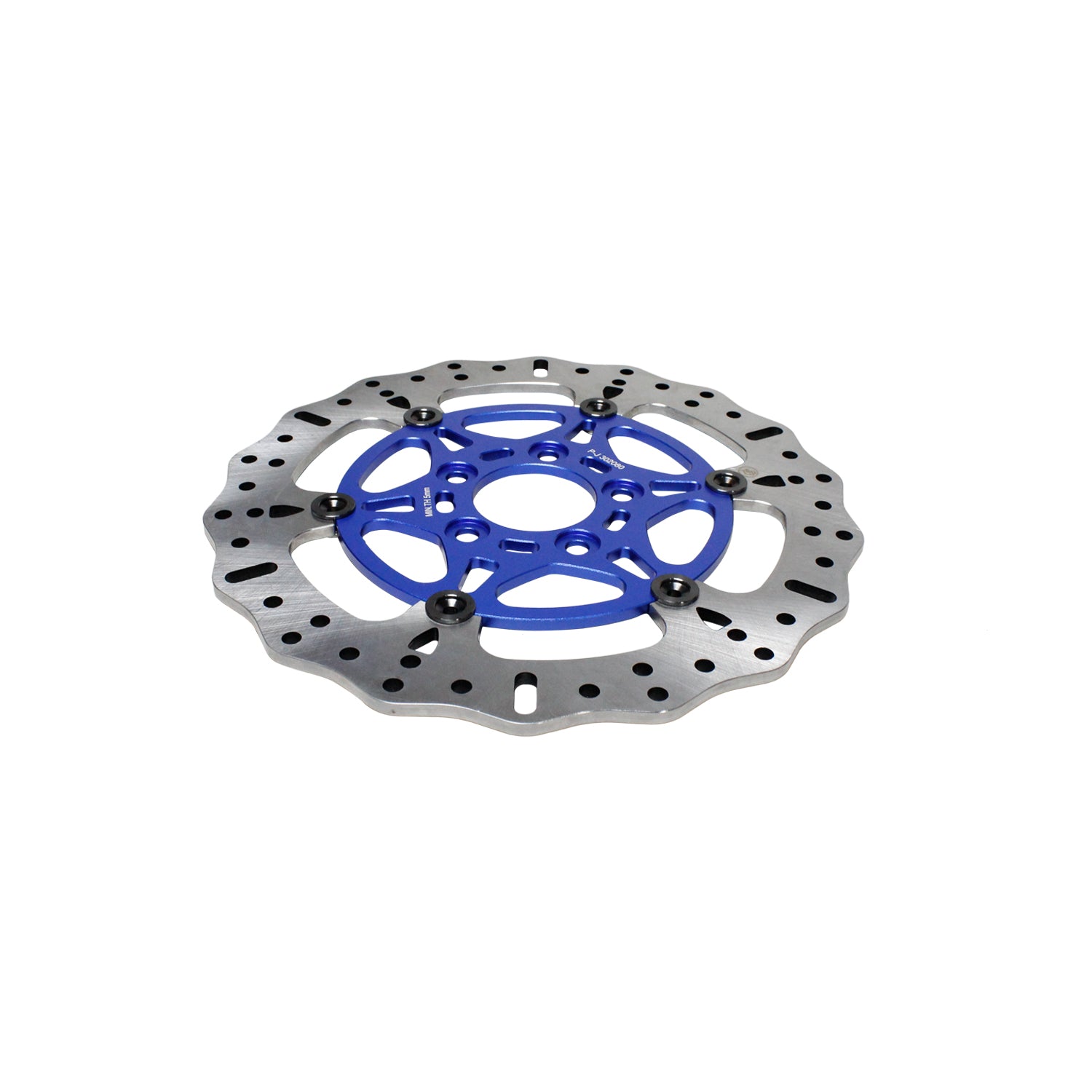 11.8" Floating Blue Rear Brake Rotor for Harley Davidson 2008-2023 Touring Models