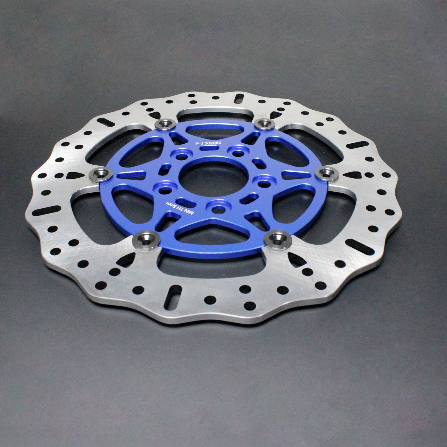 11.8" Floating Blue Rear Brake Rotor for Harley Davidson 2008-2023 Touring Models