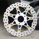 11.5" CHROME FRONT BRAKE ROTOR- 7 SPOKE-5