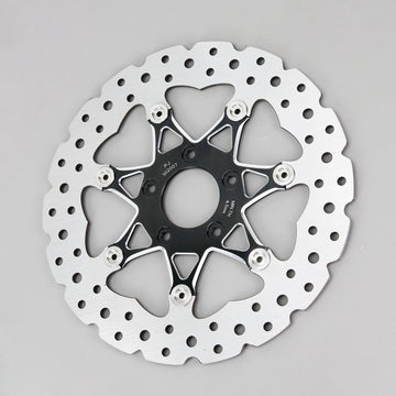 11.8" Black Front Brake Rotor- 7 Spokes - 0