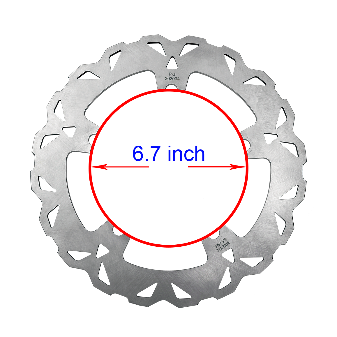 11.8" Front Brake Rotor for Dyna