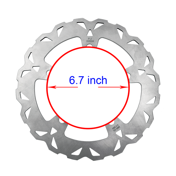 11.8" Front Brake Rotor for Dyna