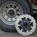 11.8" Black Front Brake Rotor- 7 Spokes-6