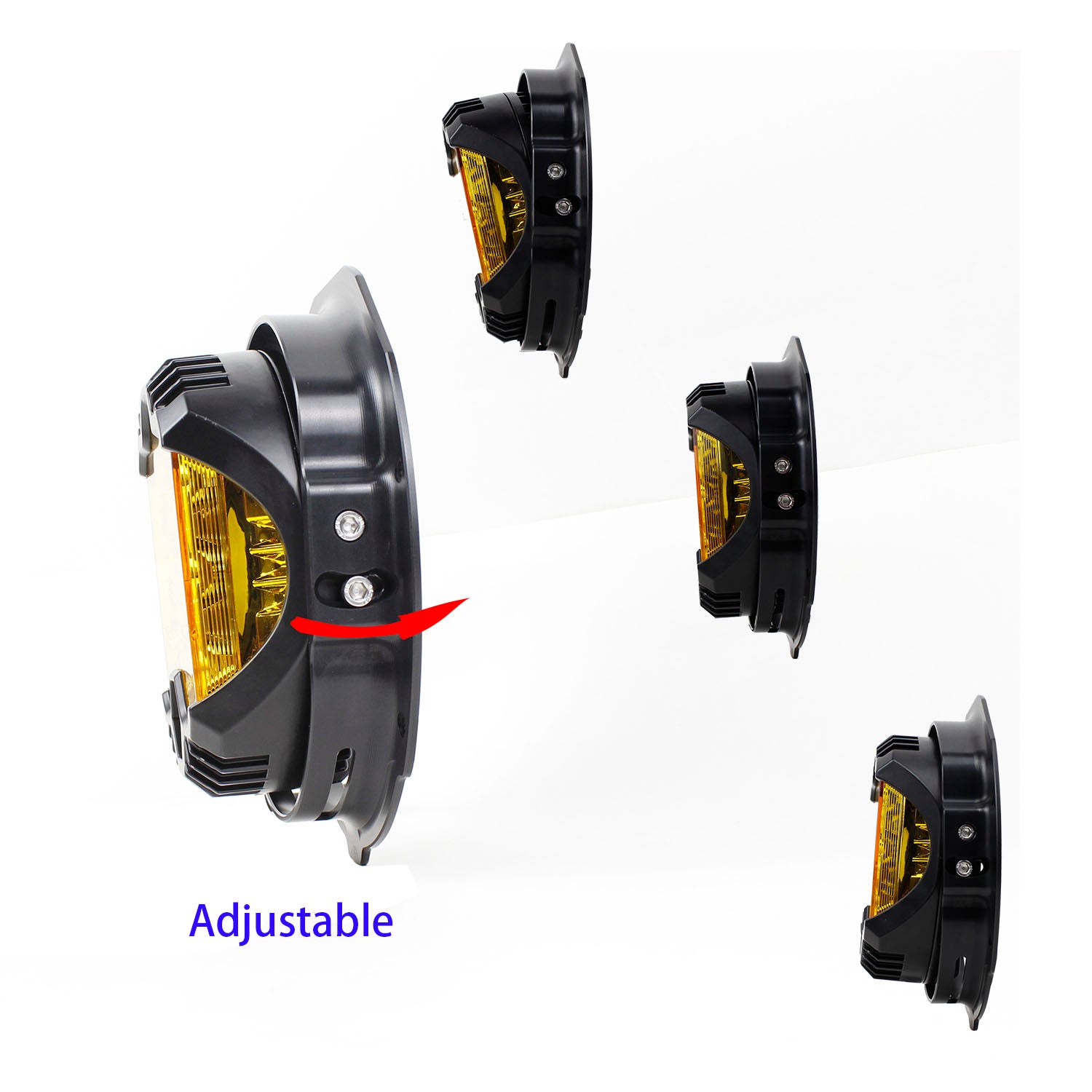 Aluminum LED Headlight Bracket for Harley Street Glide Trike Ultra Limited 2014-Later