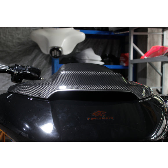 4.0" Carbon Fiber Windshield for 15-23 Road Glide