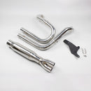 Stainless Steel 2 into 1 Exhaust Pipe for 06-2017 Dyna-4