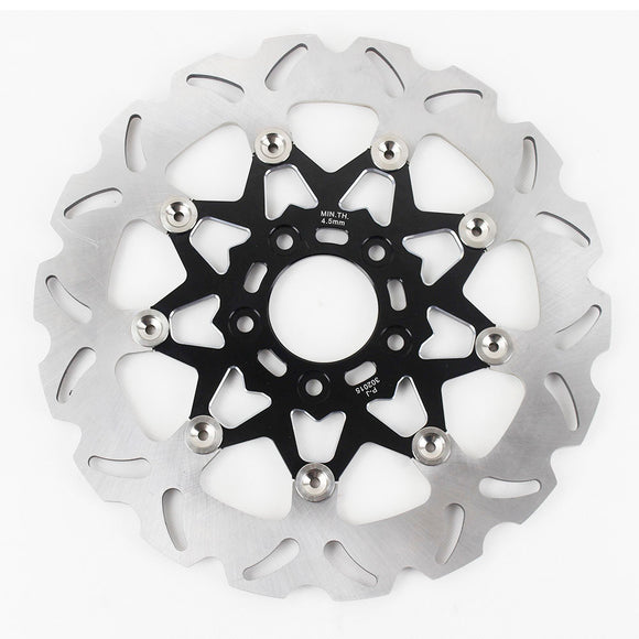11.5“ Black Front Brake Rotor- 9 Spokes