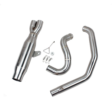 Stainless Steel 2 into 1 Exhaust Pipe for 18-up Softail - 0