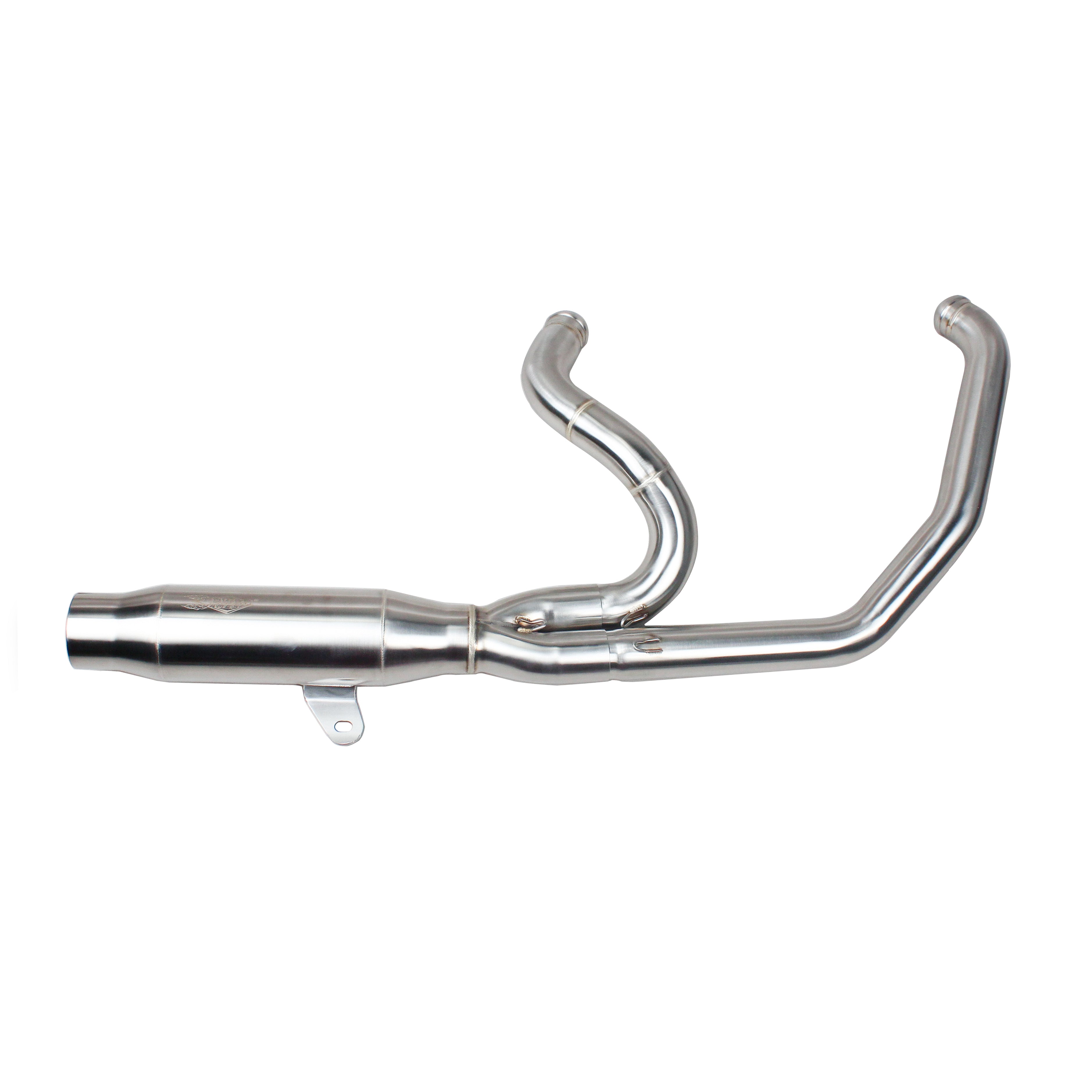 値下げ！！James Stainless Steel 2 into 1 Exhaust Pipe for 18-up Softail
