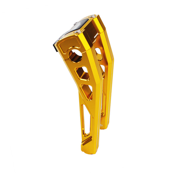 8.5" Tall Inside Pullback Handlebar Risers Kit for Harley Davidson 